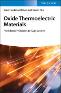 Oxide Thermoelectric Materials : From Basic Principles to Applications （1. Auflage. 2019. X, 270 S. 57 SW-Abb., 152 Farbabb., 13 Tabellen. 244）