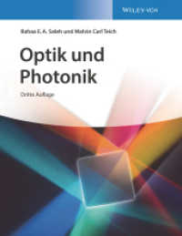 Optik und Photonik （3. Aufl. 2020. 1076 S. 1000 SW-Abb. 279 mm）