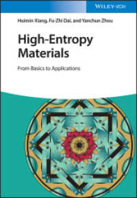 High-Entropy Materials : From Basics to Applications （1. Auflage. 2023. VIII, 200 S. 9 SW-Abb., 10 Farbabb. 244 mm）