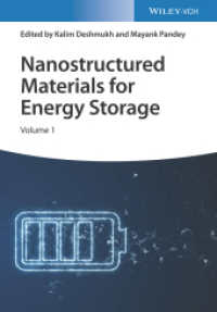 Nanostructured Materials for Energy Storage （1. Auflage. 2024. 1696 S. 81 SW-Abb., 64 Tabellen. 244 mm）
