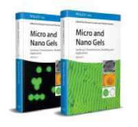 Micro and Nano Gels : Synthesis, Characterization, Modelling, and Applications （1. Auflage. 2026. 624 S. 3 SW-Abb., 10 Farbabb. 244 mm）