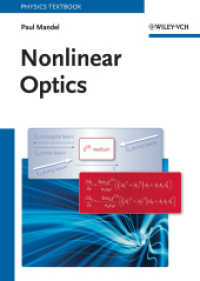 非線形光学：分析的アプローチ<br>Nonlinear Optics : An Analytical Approach （2010. 450 pl. w.50 figs. 24 cm）