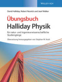 Halliday Physik Übungsbuch : für natur- und ingenieurwissenschaftliche Studiengänge (Halliday Physik Bachelor Deluxe) （1. Auflage. 2019. 722 S. 200 SW-Abb., 200 Farbabb. 279 mm）