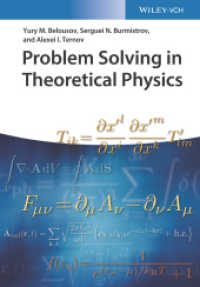 Problem Solving in Theoretical Physics （1. Auflage. 2020. 528 S. 46 SW-Abb. 244 mm）