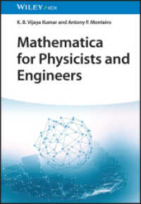 理工系のためのMathematica<br>Mathematica for Physicists and Engineers （1. Auflage. 2023. 416 S. 3 SW-Abb. 244 mm）