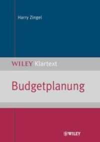 Budgetplanung (WILEY Klartext) （2007. 200 S. 24 cm）