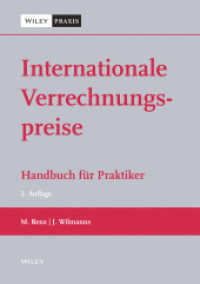 Internationale Verrechnungspreise : Handbuch für Praktiker (Wiley Praxis)