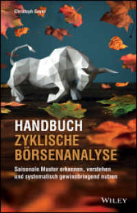 Handbuch Zyklische Börsenanalyse : Saisonale Muster erkennen, verstehen und systematisch gewinnbringend nutzen （1. Auflage. 2025. 224 S. 216 mm）
