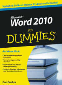 Microsoft Word 2010 für Dummies (Für Dummies) （2010. 432 S. m. zahlr. Abb. 24 cm）