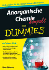 Anorganische Chemie kompakt für Dummies (Für Dummies) （2014. 224 S. m. Abb. 21,5 cm）