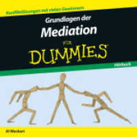 Grundlagen der Mediation für Dummies， Audio-CD : Lesung (Für Dummies Hörbuch)