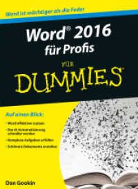 Word 2016 für Profis für Dummies (Für Dummies)