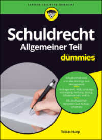 Schuldrecht Allgemeiner Teil für Dummies (...für Dummies) （1. Auflage. 2017. 432 S. 240 mm）