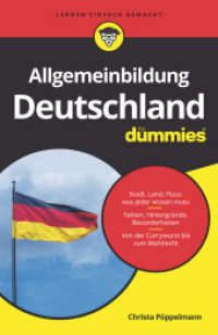 Allgemeinbildung Deutschland für Dummies (...für Dummies) （1. Auflage. 2020. 370 S. 240 mm）