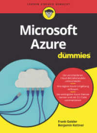 Microsoft Azure für Dummies (...für Dummies) （1. Auflage. 2021. 384 S. 240 mm）