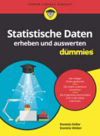 Statistische Daten erheben und auswerten für Dummies (...für Dummies) （1. Auflage. 2023. 288 S. 240 mm）