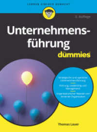 Unternehmensführung für Dummies (...für Dummies) （2. Aufl. 2022. 402 S. 240 mm）