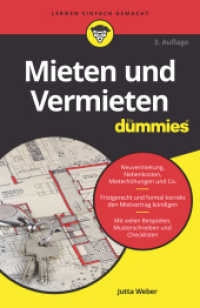 Mieten und Vermieten für Dummies (...für Dummies) （3. Aufl. 2023. 368 S. 216 mm）