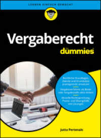 Vergaberecht für Dummies (...für Dummies) （1. Auflage. 2025. 272 S. 240 mm）