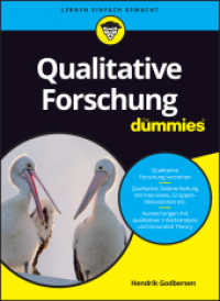 Qualitative Forschung für Dummies (...für Dummies) （1. Auflage. 2023. 368 S. 240 mm）