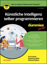 Künstliche Intelligenz selber programmieren für Dummies Junior (...für Dummies) （2. Aufl. 2024. 160 S. 240 mm）