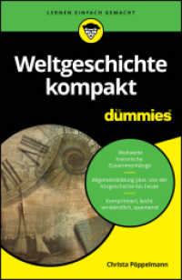 Weltgeschichte kompakt für Dummies (...für Dummies) （1. Auflage. 2025. 416 S. 216 mm）