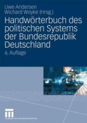 Handworterbuch Des Politischen Systems Derbundesrepublik Deutschland （6TH）