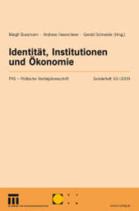 Politische Vierteljahresschrift (PVS). Sonderh.43 Identität， Institutionen und Ökonomie : Ursachen innenpolitischer Gewalt