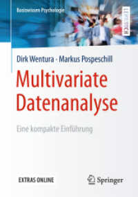 Multivariate Datenanalyse : Eine kompakte Einführung (Basiswissen Psychologie)