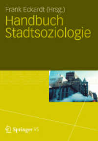 Handbuch Stadtsoziologie （2012. 500 S. 843 S. 14 Abb. 240 mm）