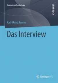 Das Interview (Basiswissen Psychologie)