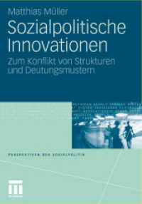 Sozialpolitische Innovationen : Zum Konflikt von Strukturen und Deutungsmustern (Perspektiven der Sozialpolitik)