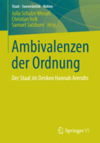 Ambivalenzen der Ordnung : Der Staat im Denken Hannah Arendts (Staat - Souveränität - Nation)