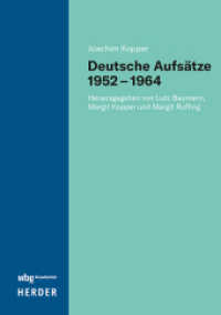 Deutsche Aufs&auml;tze 1952-1964 （1. Auflage. 2026. 438 S. 210.00 mm）
