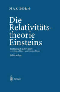 Die Relativitätstheorie Einsteins （7. Aufl. 2003. XIV, 501 S. m. 183 Abb. 24 cm）
