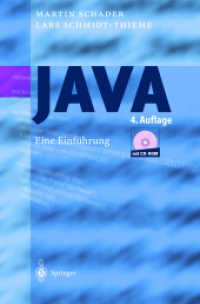 Java, m. CD-ROM : Eine Einführung （4., aktualis. u. erw. Aufl. 2003. xvii, 637 S. XVII, 637 S. Mit Online）