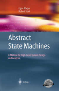 Abstract State Machines, w. CD-ROM : A Method for High-Level System Design and Analysis （2003. 420 p.）