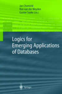 Logics for Emerging Applications of Databases （2003. 380 p.）