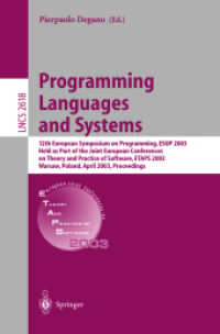Programming Languages and Systems : 12th European Symposium on Programming, Esop 2003, Held as Part of the Joint European Conferences on Theory and Pr