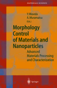 Morphology Control of Materials and Nanoparticles : Advanced Materials Processing and Characterization （2003. XVII, 256 p. w. 198 ill.）