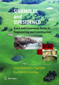 Sinkholes and Subsidence (Springer Praxis Books in Geophysical Sciences) （2004. 300 p.）