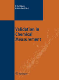 Validation in Chemical Measurement （2004. 164 p）