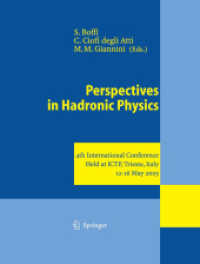 Perspectives in Hadronic Physics : 4th International Conference Held at ICTP, Trieste, Italy, May 2003