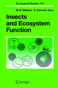 昆虫と生態系の機能<br>Insects and Ecosystem Function (Ecological Studies Vol.173) （2004. 400 p. w. 50 figs.）
