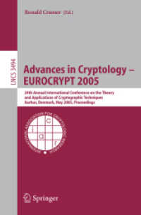 Advances in Cryptology - Eurocrypt 2005 : 24th Annual International Conference on the Theory and Applications of Cryptographic Techniques, Aarhus, Den
