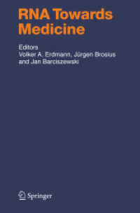 RNA towards Medicine (Handbook of Experimental Pharmacology) 〈Vol. 173〉