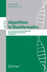 Algorithms in Bioinformatics : 5th International Workshop, Wabi 2005, Mallorca, Spain, October 3-6, 2005, Proceedings (Lecture Notes in Computer Scien