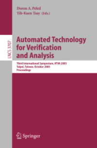 Automated Technology for Verification and Analysis : Third International Symposium, Atva 2005, Taipei, Taiwan, October 4-7, 2005, Proceedings (Lecture