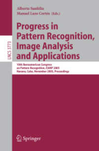 Progress in Pattern Recognition, Image Analysis and Applications : 10th Iberoamerican Congress on Pattern Recognition, Ciarp 2005, Havana, Cuba, Novem