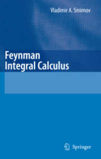 ファインマン積分<br>Feynman Integral Calculus （2006. 300 p. w. 50 figs. 23,5 cm）